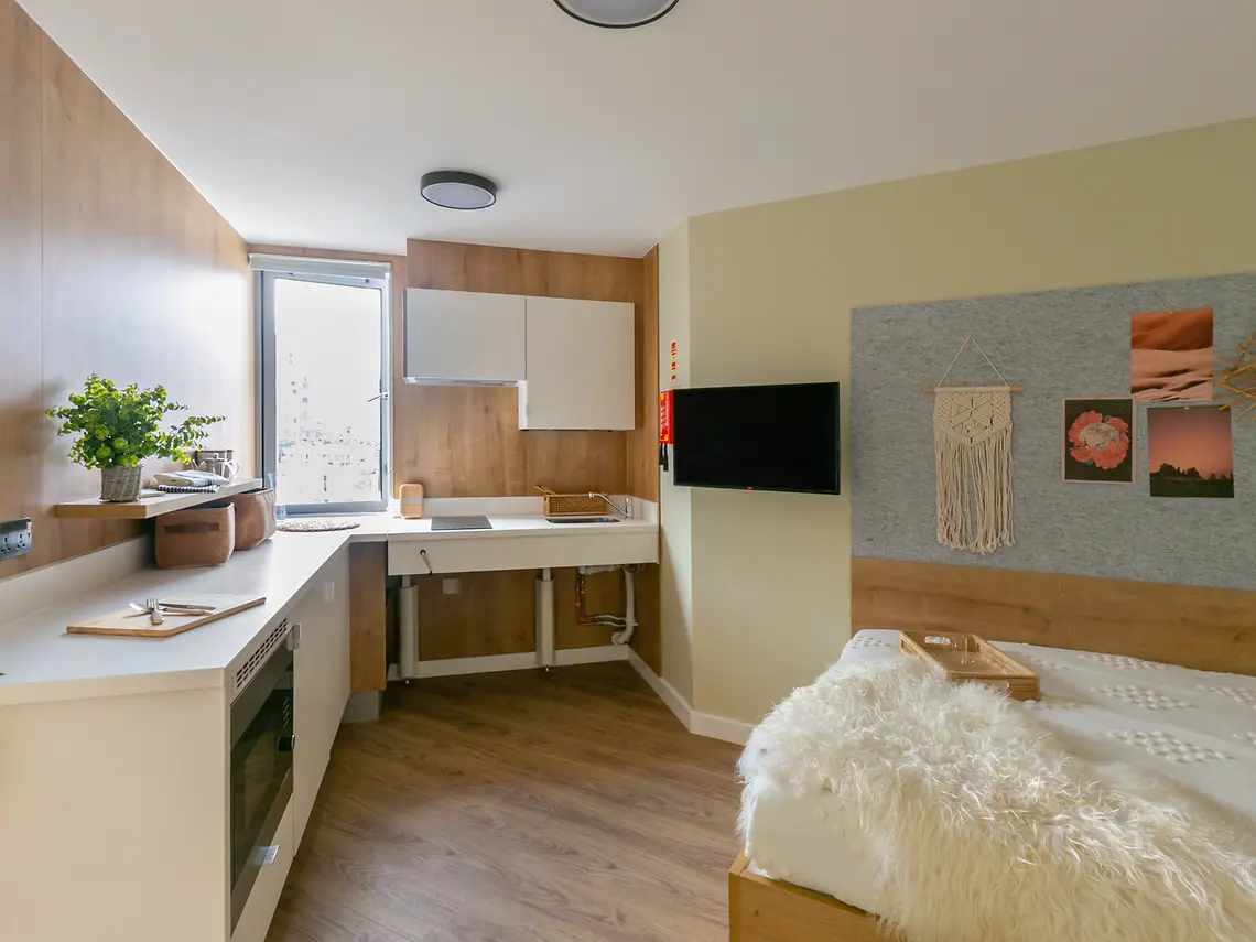 Extra Large Double Bed Studio