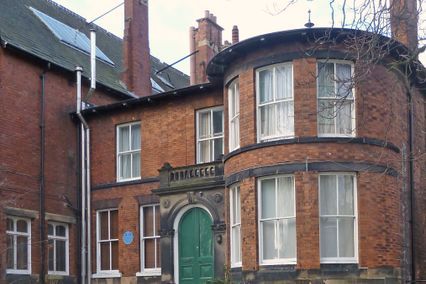 credit: http://commons.wikimedia.org/wiki/File:Lyddon_Hall,_Leeds_University_(Taken_by_Flickr_user_6th_February_2013).jpg