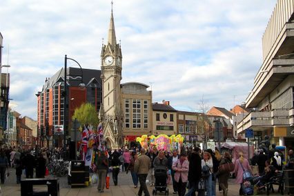 credit: http://en.wikipedia.org/wiki/File:Leicester_City_Centre.jpg
